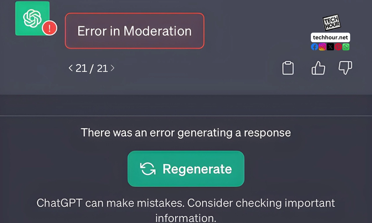 Error In Moderation ChatGPT: Easy Guide to Quick Solutions